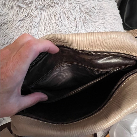 Fendi Brown and Beige FF Logo Crossbody Bag - Picture 9 of 16